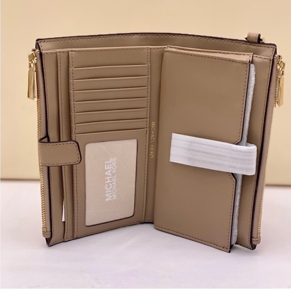 Michael Kors DoubleZip Wallet Wristlet Phone Case - Picture 2 of 9